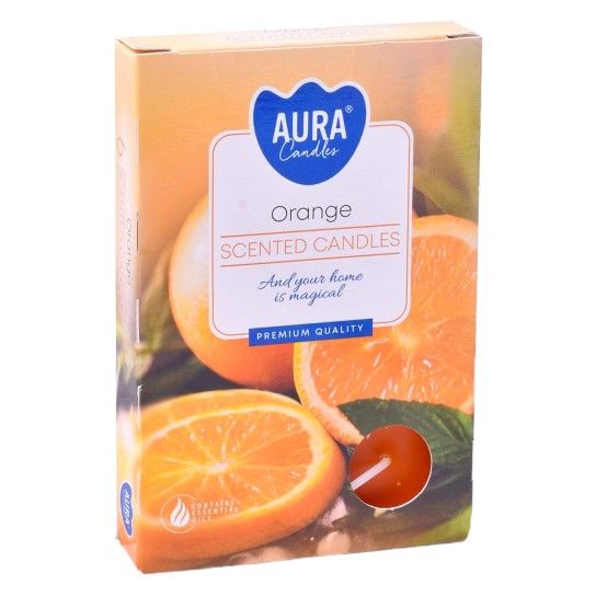 VELAS TEALIGHT LARANJA 6UNI VELAS TEALIGHT LARANJA 6UNI