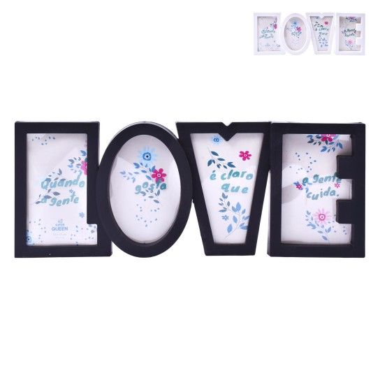 PORTA FOTOS LOVE 10X15CM 1819-114 CX36 PORTA FOTOS LOVE 10X15CM 1819-114 CX36