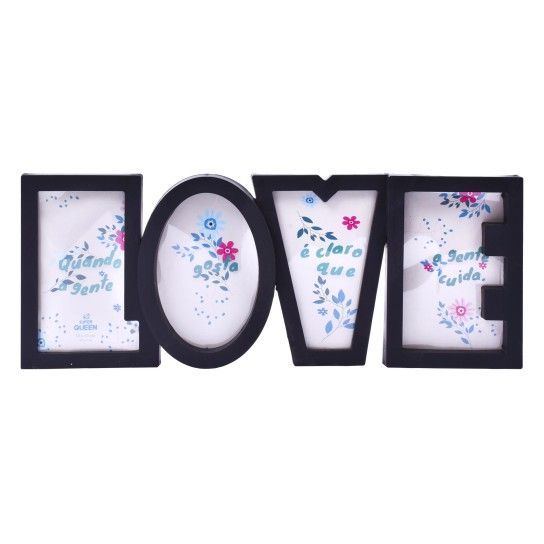 PORTA FOTOS LOVE 10X15CM 1819-114 CX36 PORTA FOTOS LOVE 10X15CM 1819-114 CX36
