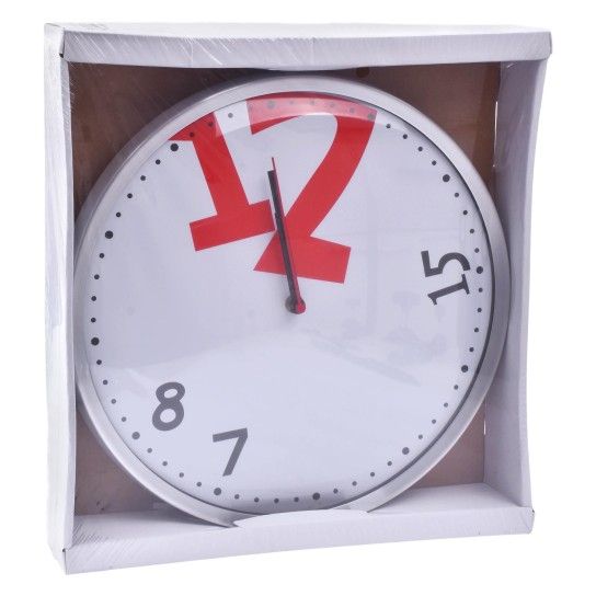 RELOGIO PAREDE ALUM. 33CM 1445-101-01 Q6) 5% RELOGIO PAREDE ALUM. 33CM 1445-101-01 Q6) 5%