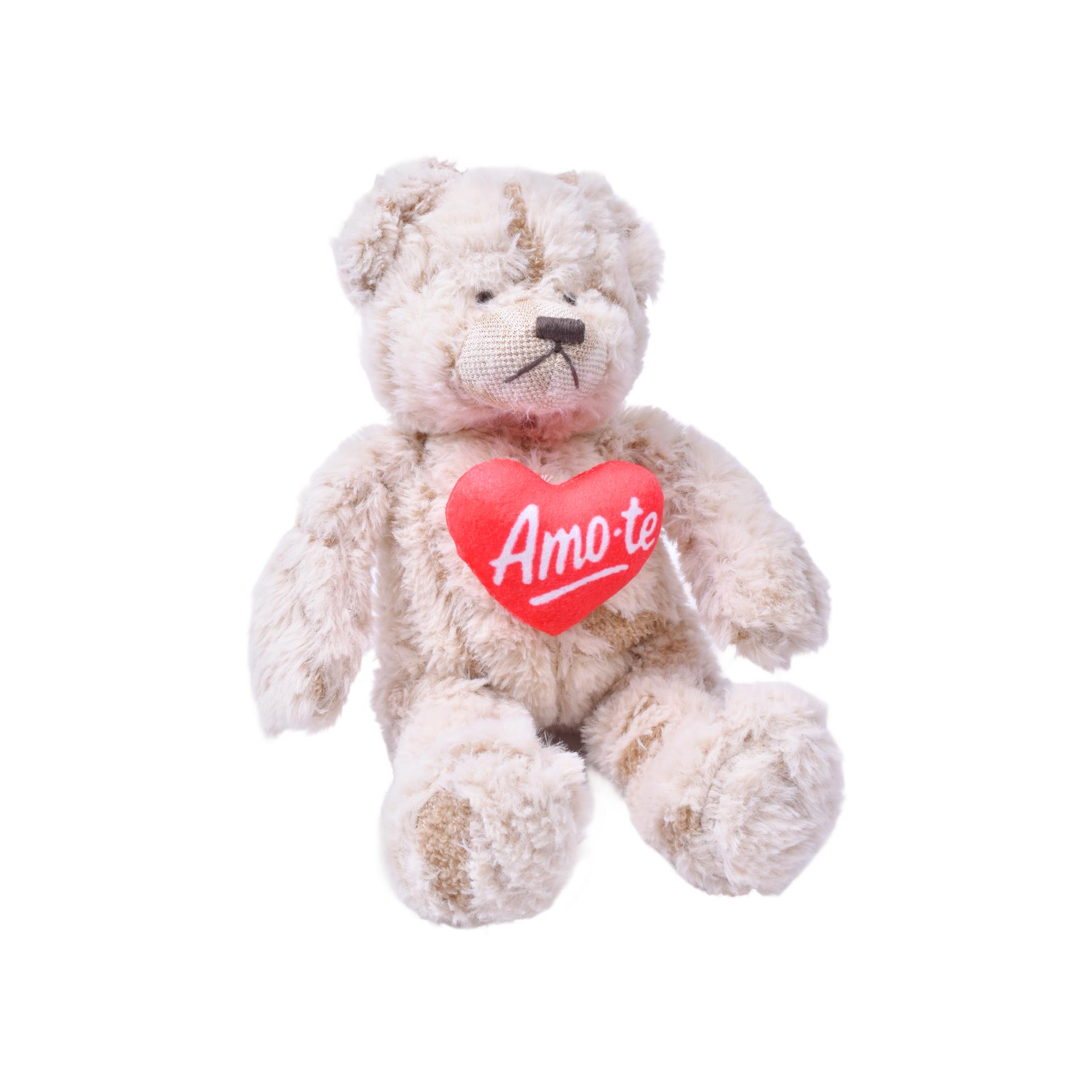 URSO PELUCHE BEGE 25CM SK 118-09 CX48