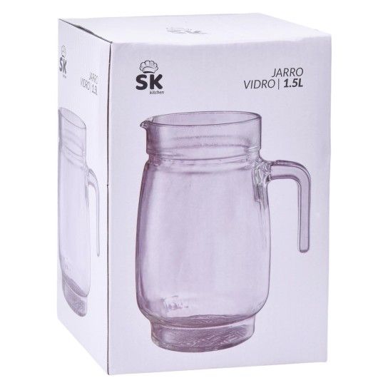 JARRO VIDRO 1,5L SK 424-56 CX12 JARRO VIDRO 1,5L SK 424-56 CX12