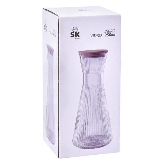 JARRO VIDRO 950ML SK 424-57 CX12 JARRO VIDRO 950ML SK 424-57 CX12