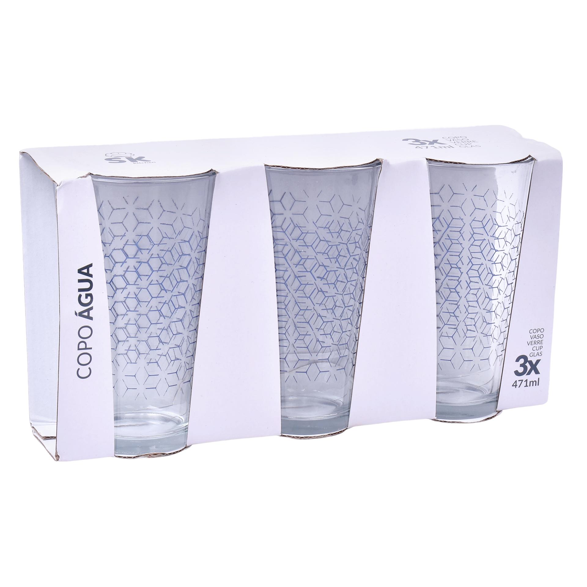 CONJ. 3 COPOS AGUA 471ML SK 424-33B CONJ. 3 COPOS AGUA 471ML SK 424-33B