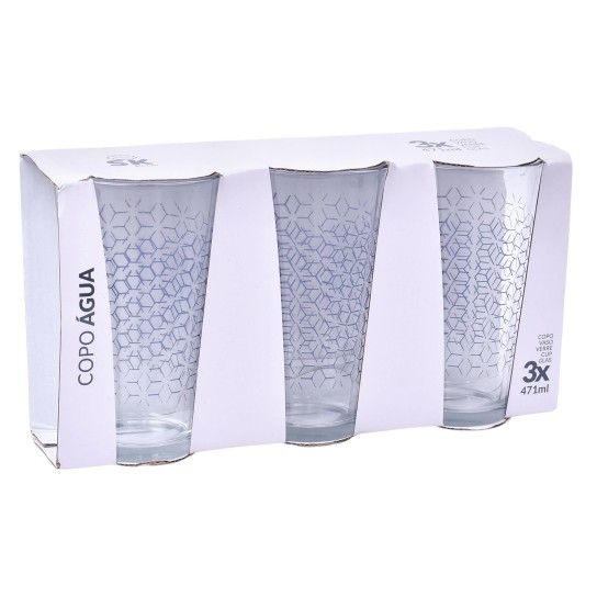 CONJ. 3 COPOS AGUA 471ML SK 424-33B CONJ. 3 COPOS AGUA 471ML SK 424-33B