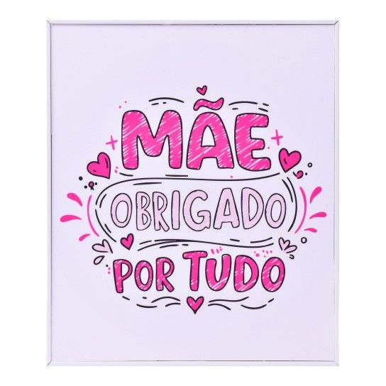 QUADRO MAE 25X30X1,8CM SK 203-087-MW2 CX60