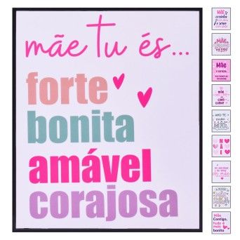 QUADRO MAE 25X30X1,8CM SK 203-087-MB2 CX60