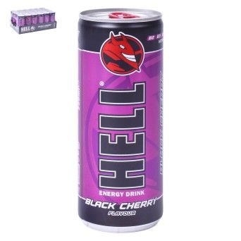 HELL BEBIDA ENERG.BLACK CHERRY 24X250ML