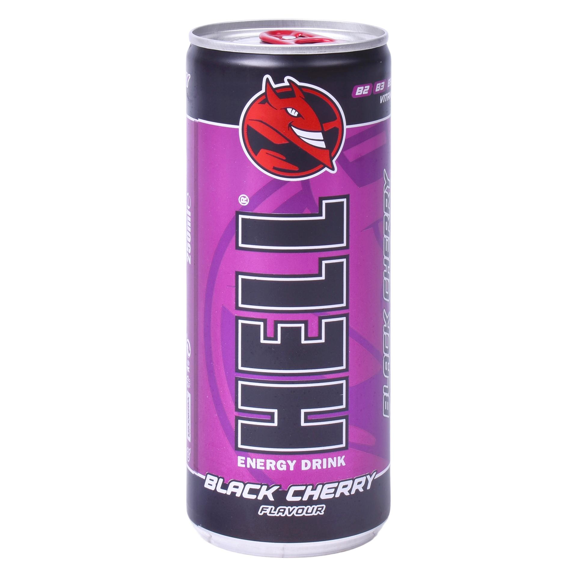 HELL BEBIDA ENERG.BLACK CHERRY 24X250ML HELL BEBIDA ENERG.BLACK CHERRY 24X250ML
