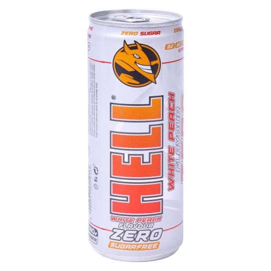 HELL BEBIDA ENERG.ZER ACUCAR PESSEGO 24X250ML HELL BEBIDA ENERG.ZER ACUCAR PESSEGO 24X250ML