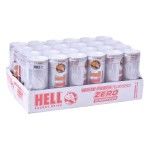 HELL BEBIDA ENERG.ZER ACUCAR PESSEGO 24X250ML HELL BEBIDA ENERG.ZER ACUCAR PESSEGO 24X250ML