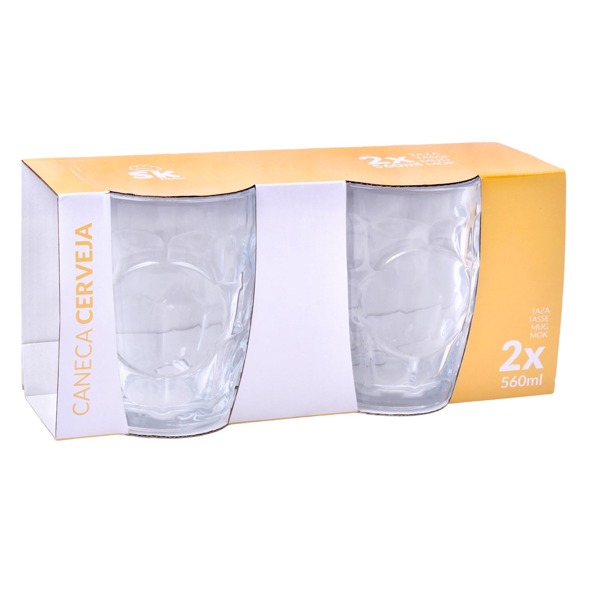 CANECA CERVEJA 560ML 2UN SK 424-40 CX12 CANECA CERVEJA 560ML 2UN SK 424-40 CX12
