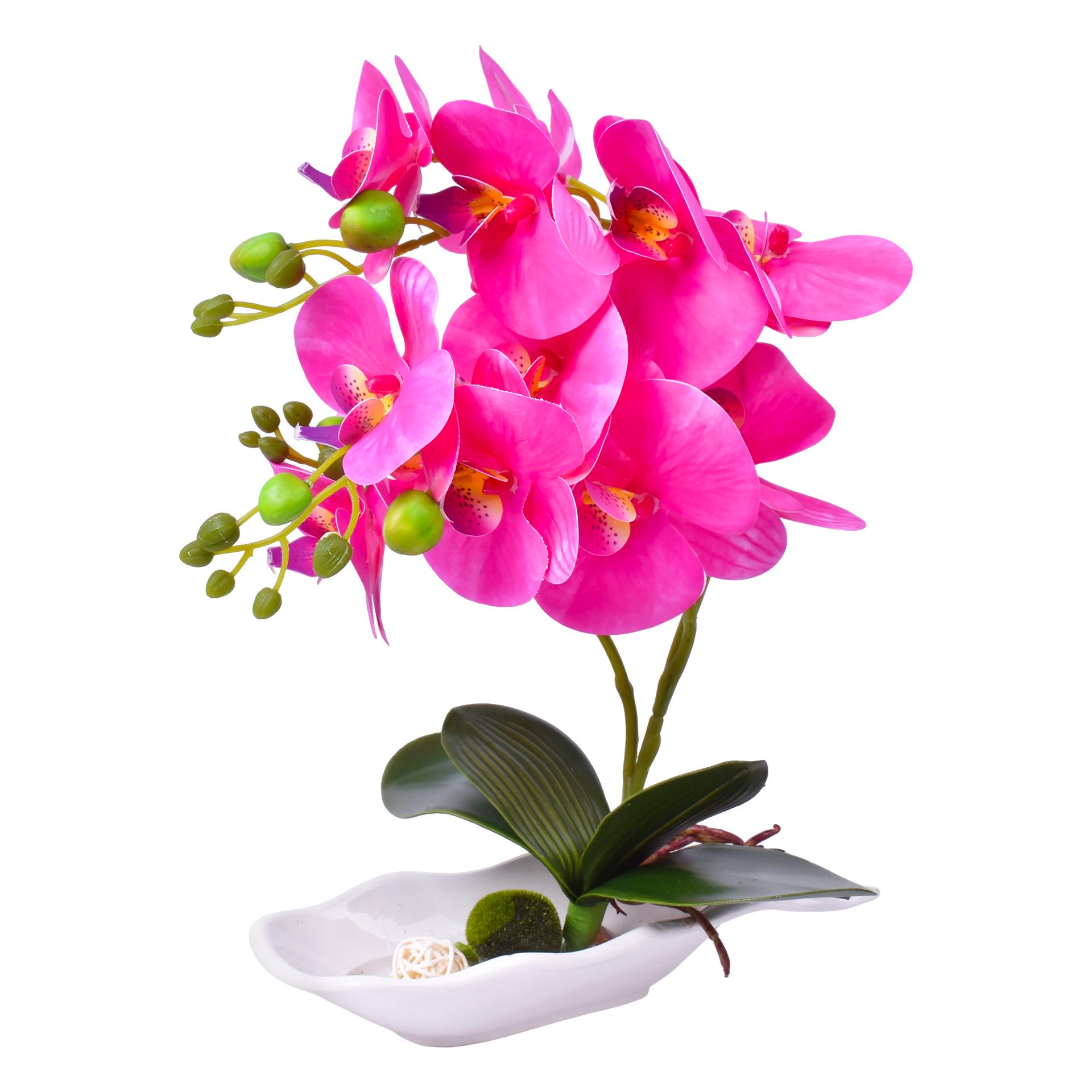 VASO C/FLOR ARTIFICIAL 2439-023 CX24 VASO C/FLOR ARTIFICIAL 2439-023 CX24