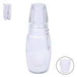 GARRAFA VIDRO C/COPO 1030ML SK 424-61 CX12 GARRAFA VIDRO C/COPO 1030ML SK 424-61 CX12