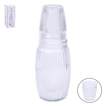 GARRAFA VIDRO C/COPO 1030ML SK 424-61 CX12