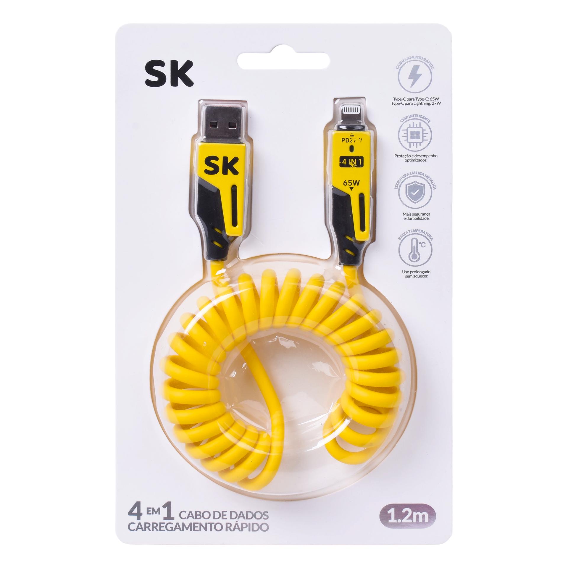 CABO USB 4EM1 1,2MT SK 3108-000 CX72 CABO USB 4EM1 1,2MT SK 3108-000 CX72