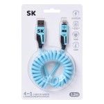 CABO USB 4EM1 1,2MT SK 3108-000 CX72 CABO USB 4EM1 1,2MT SK 3108-000 CX72