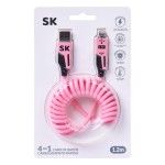 CABO USB 4EM1 1,2MT SK 3108-000 CX72 CABO USB 4EM1 1,2MT SK 3108-000 CX72