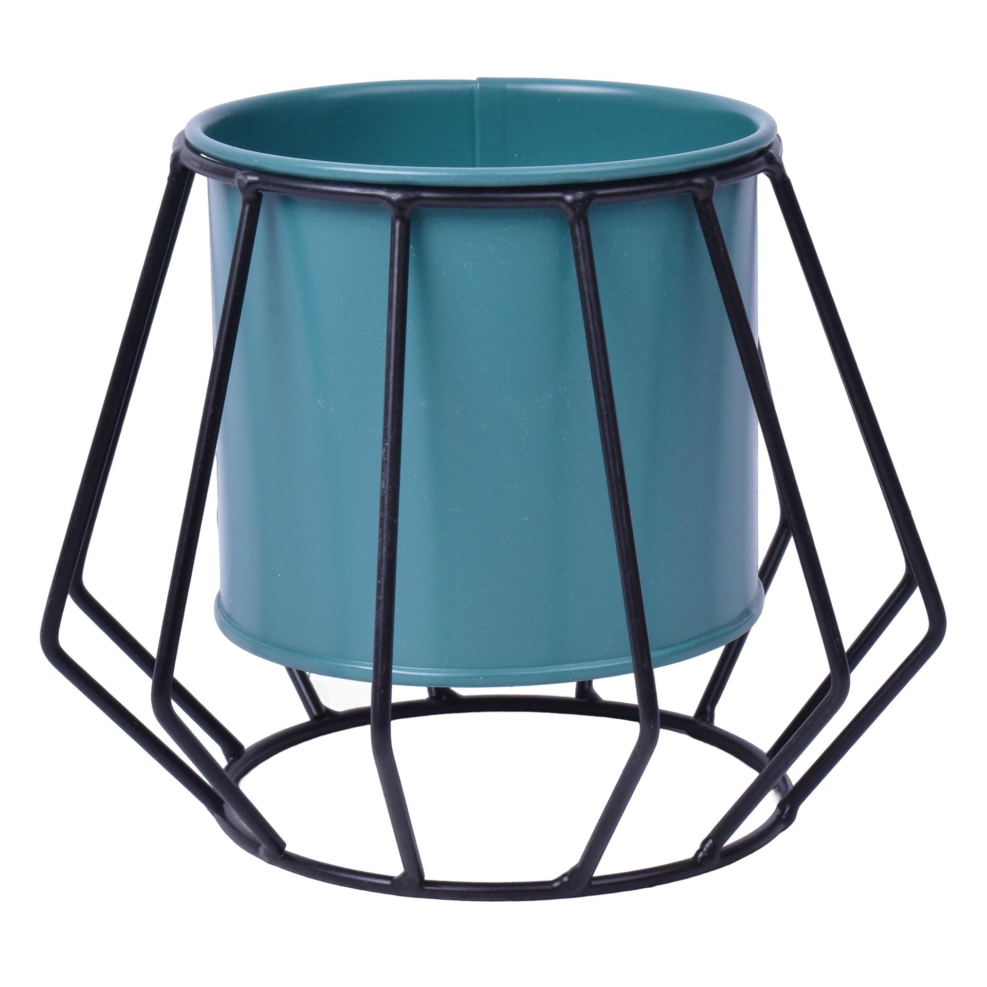 VASO C/ SUP. METAL SK 14x14x12 176-01 VASO C/ SUP. METAL SK 14x14x12 176-01
