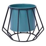 VASO C/ SUP. METAL SK 14x14x12 176-01 VASO C/ SUP. METAL SK 14x14x12 176-01