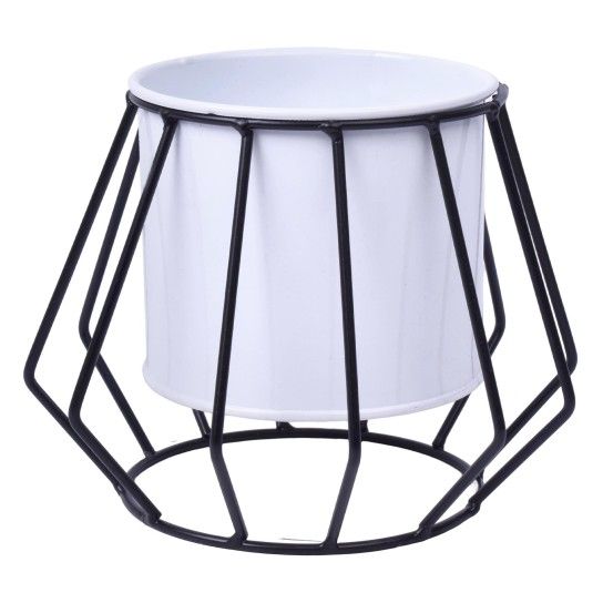 VASO C/ SUP. METAL SK 14x14x12 176-01 VASO C/ SUP. METAL SK 14x14x12 176-01