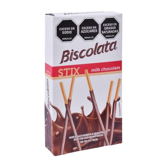 STICKS COM CHOCO BISCOLATA 40GR CX48 STICKS COM CHOCO BISCOLATA 40GR CX48