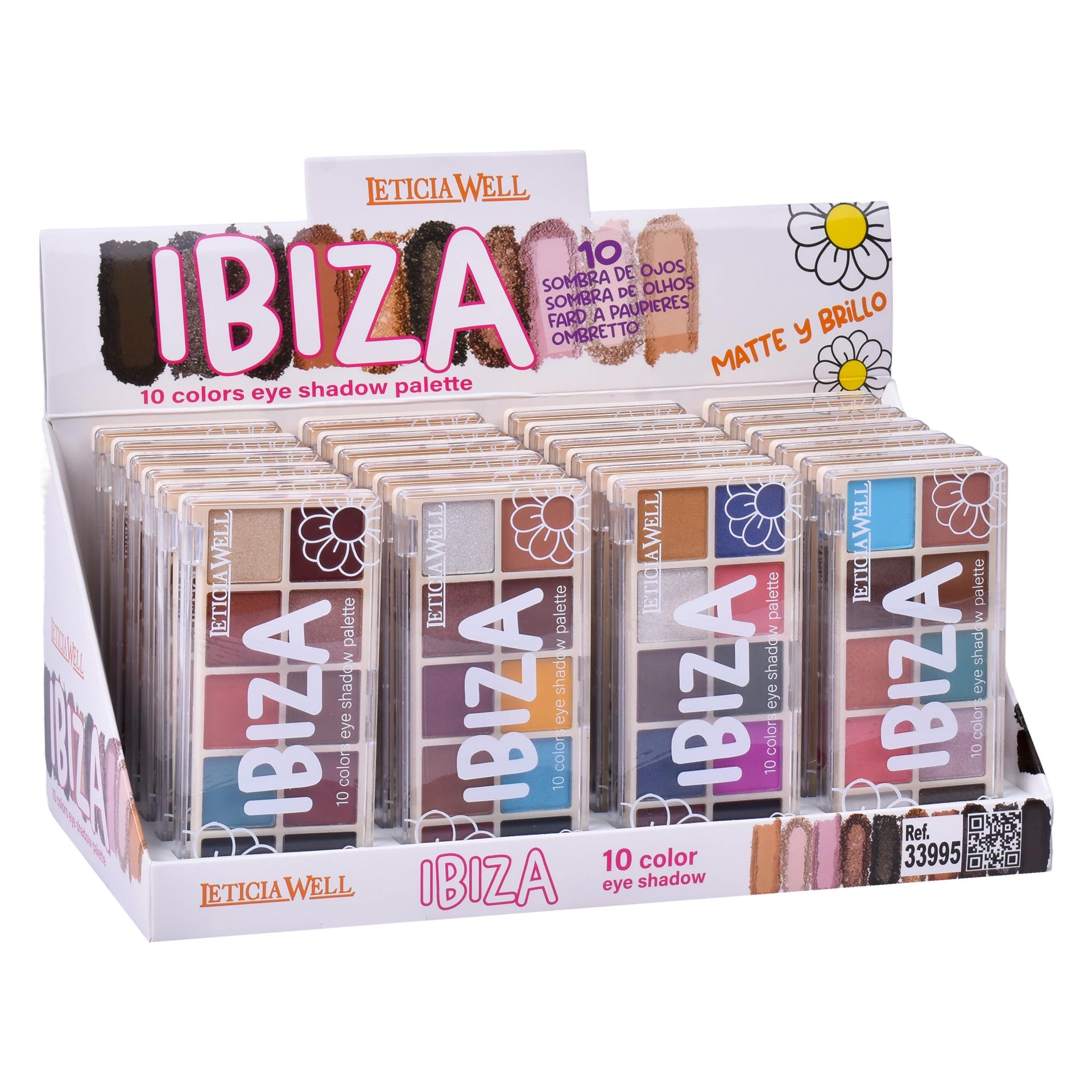 PALETA SOMBRAS IBIZA 12CORES 33995 24UN PALETA SOMBRAS IBIZA 12CORES 33995 24UN