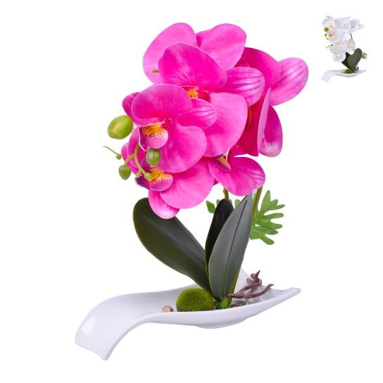 VASO C/FLOR ARTIFICIAL 2439-013 CX24 VASO C/FLOR ARTIFICIAL 2439-013 CX24