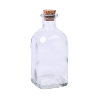 GARRAFA VIDRO C/TAMPA 130ML SK 186-08 CX72
