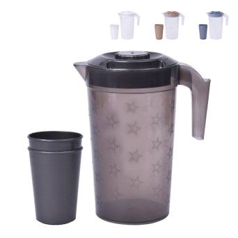 JARRO PLAST C/2COPOS 1,8L 0034 CX12