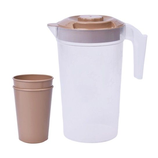 JARRO PLAST C/2COPOS 1,8L 0034 CX12 JARRO PLAST C/2COPOS 1,8L 0034 CX12