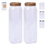 CONJ 2 FRASCOS PLAST 1300ML 0055 CX24 CONJ 2 FRASCOS PLAST 1300ML 0055 CX24