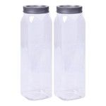 CONJ 2 FRASCOS PLAST 1300ML 0055 CX24 CONJ 2 FRASCOS PLAST 1300ML 0055 CX24