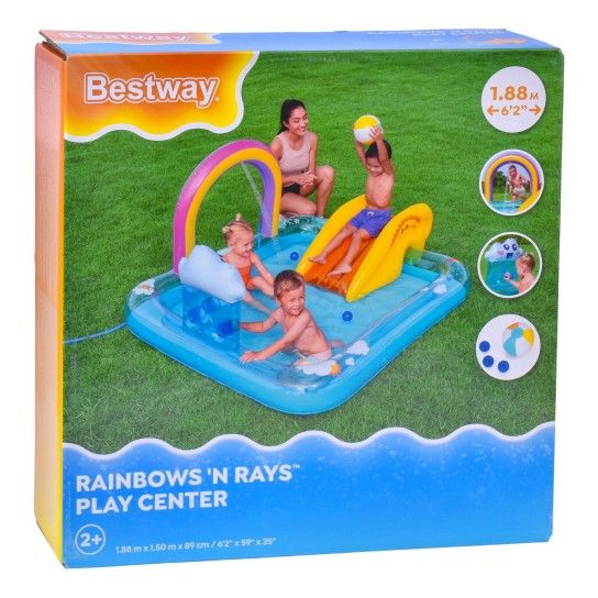 PISCINA INSUF C/JOGOS 188X150X89 53174 CX3 PISCINA INSUF C/JOGOS 188X150X89 53174 CX3