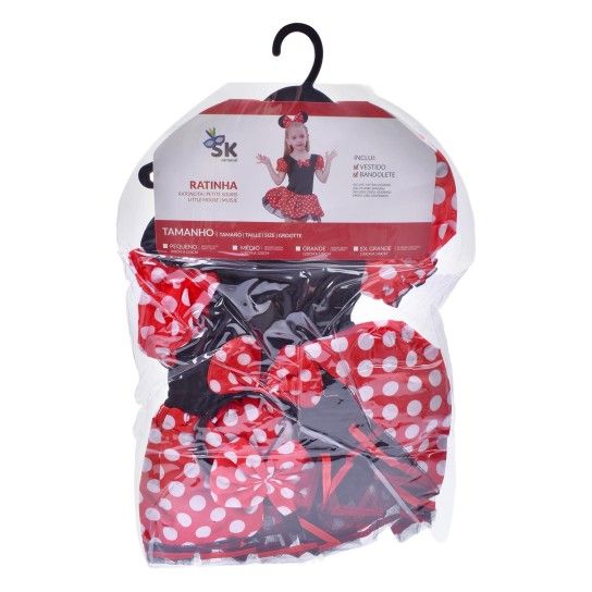 FATO MINNIE 100-110CM 2838-157 CX24 FATO MINNIE 100-110CM 2838-157 CX24