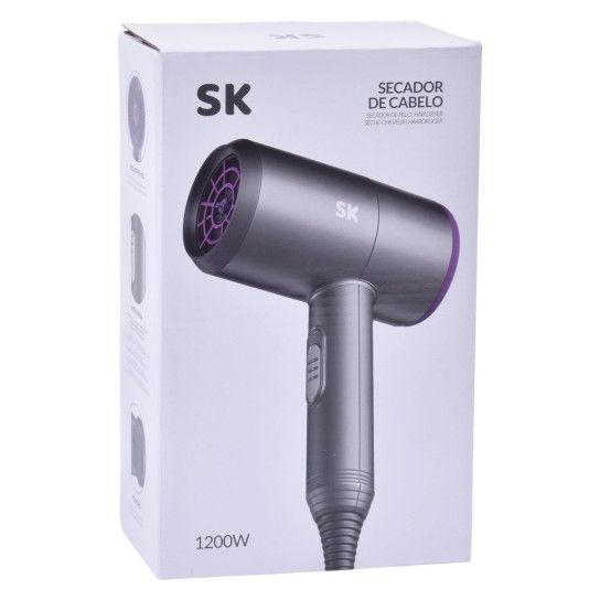 SECADOR CABELO 1200W SK 804-766 CX24 SECADOR CABELO 1200W SK 804-766 CX24