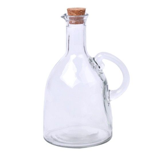 GARRAFA VIDRO C/TAMPA 600ML SK 186-16 CX18