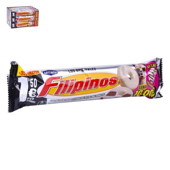 FILIPINOS CHOC. BRANCO 128G PV1.50 FILIPINOS CHOC. BRANCO 128G PV1.50