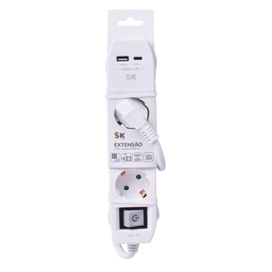 FICHA 3TOMAD+USB+TYPE C HY-1113U-3B FICHA 3TOMAD+USB+TYPE C HY-1113U-3B