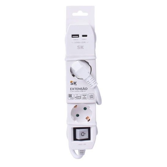 FICHA 3TOMAD+USB+TYPE C HY-1113U-5B FICHA 3TOMAD+USB+TYPE C HY-1113U-5B