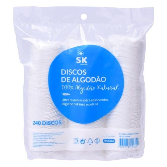 DISCOS ALGODAO 240UN SK 116-604 CX24 DISCOS ALGODAO 240UN SK 116-604 CX24