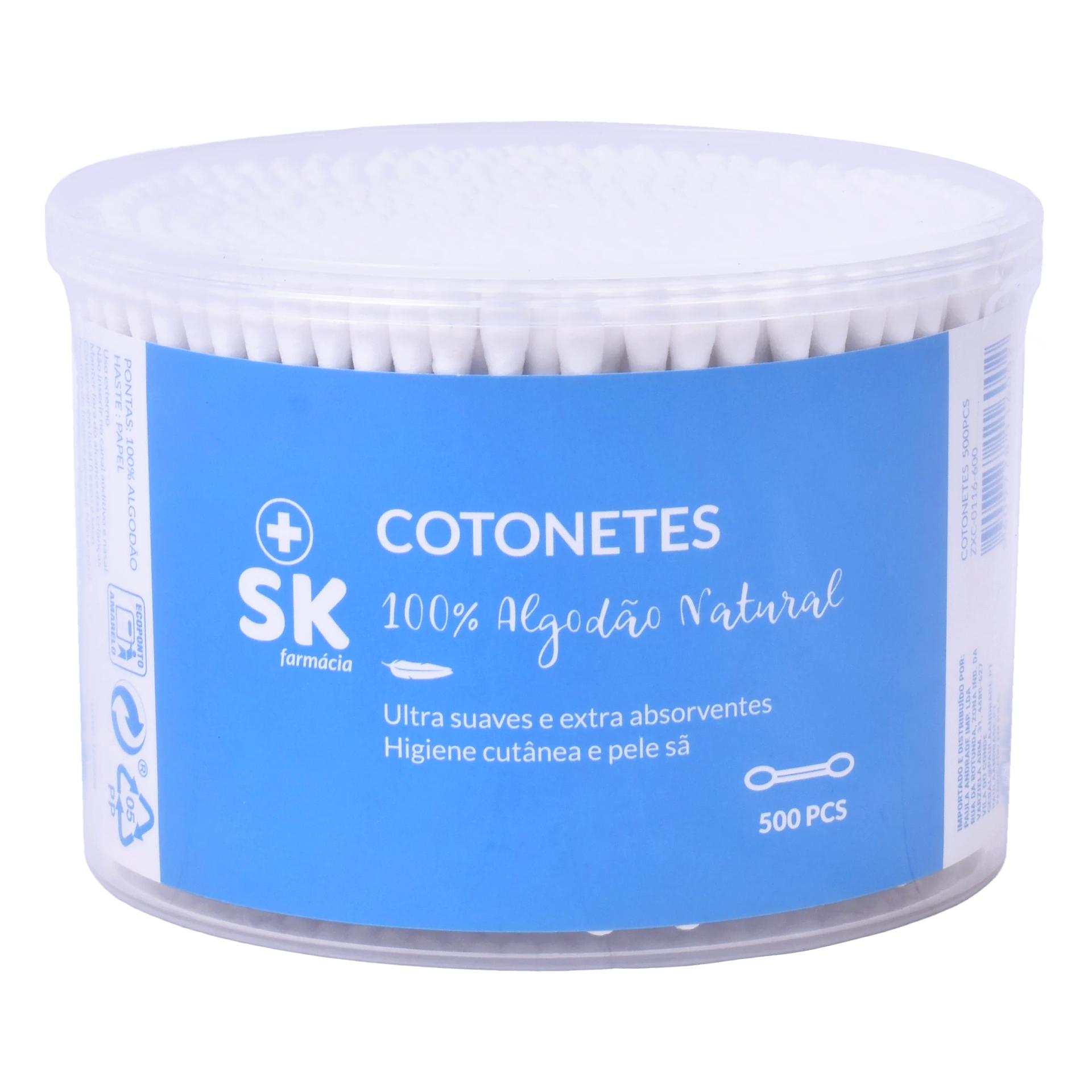 COTONETES ALGODAO 500UN SK 116-600 CX60