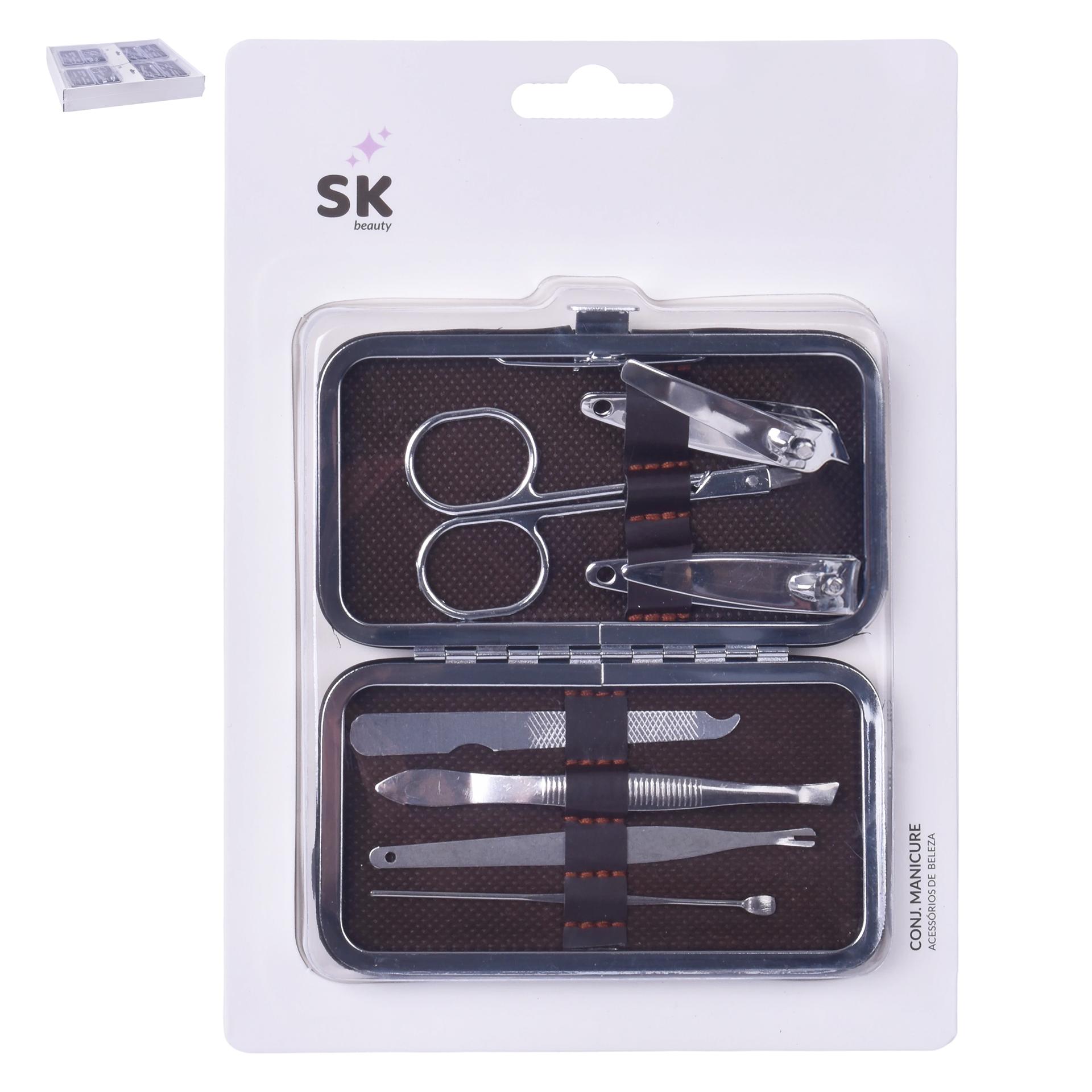 CONJ MANICURE 7UN 6,7X10,8 SK2816-014 CX120 CONJ MANICURE 7UN 6,7X10,8 SK2816-014 CX120
