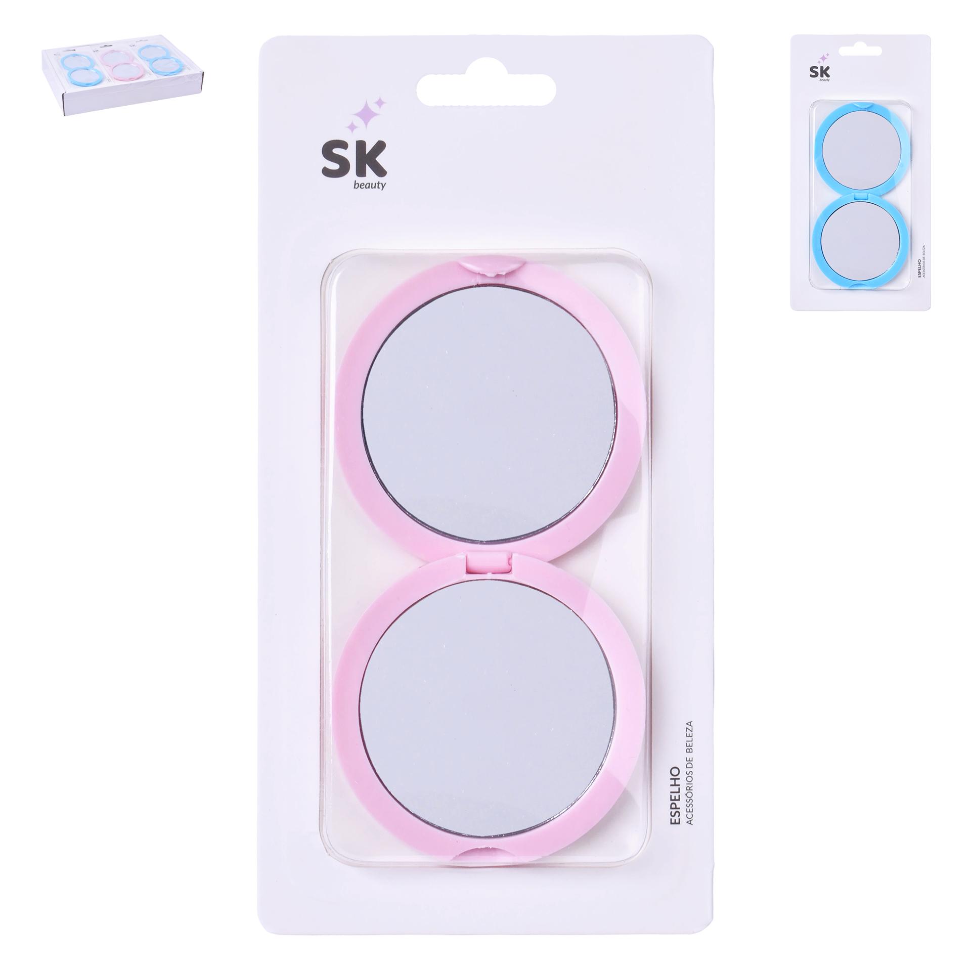 ESPELHO BOLSO 6,7CM SK 2816-353 CX240 ESPELHO BOLSO 6,7CM SK 2816-353 CX240