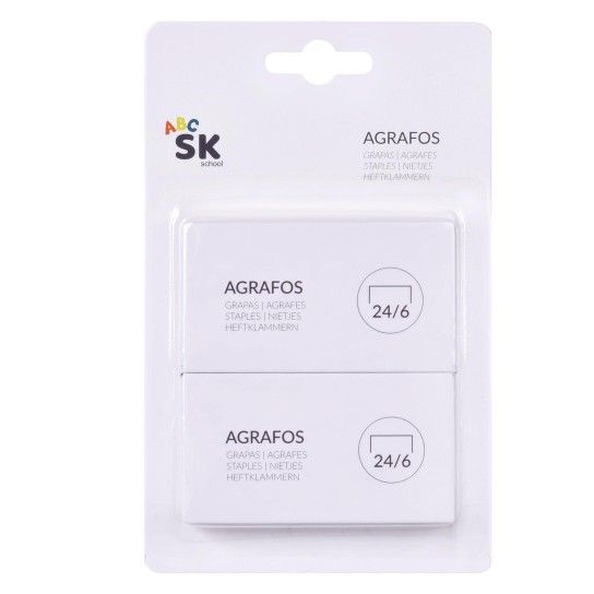 AGRAFOS 2X750 Nº 24/6 2498-210-02 CX288 AGRAFOS 2X750 Nº 24/6 2498-210-02 CX288