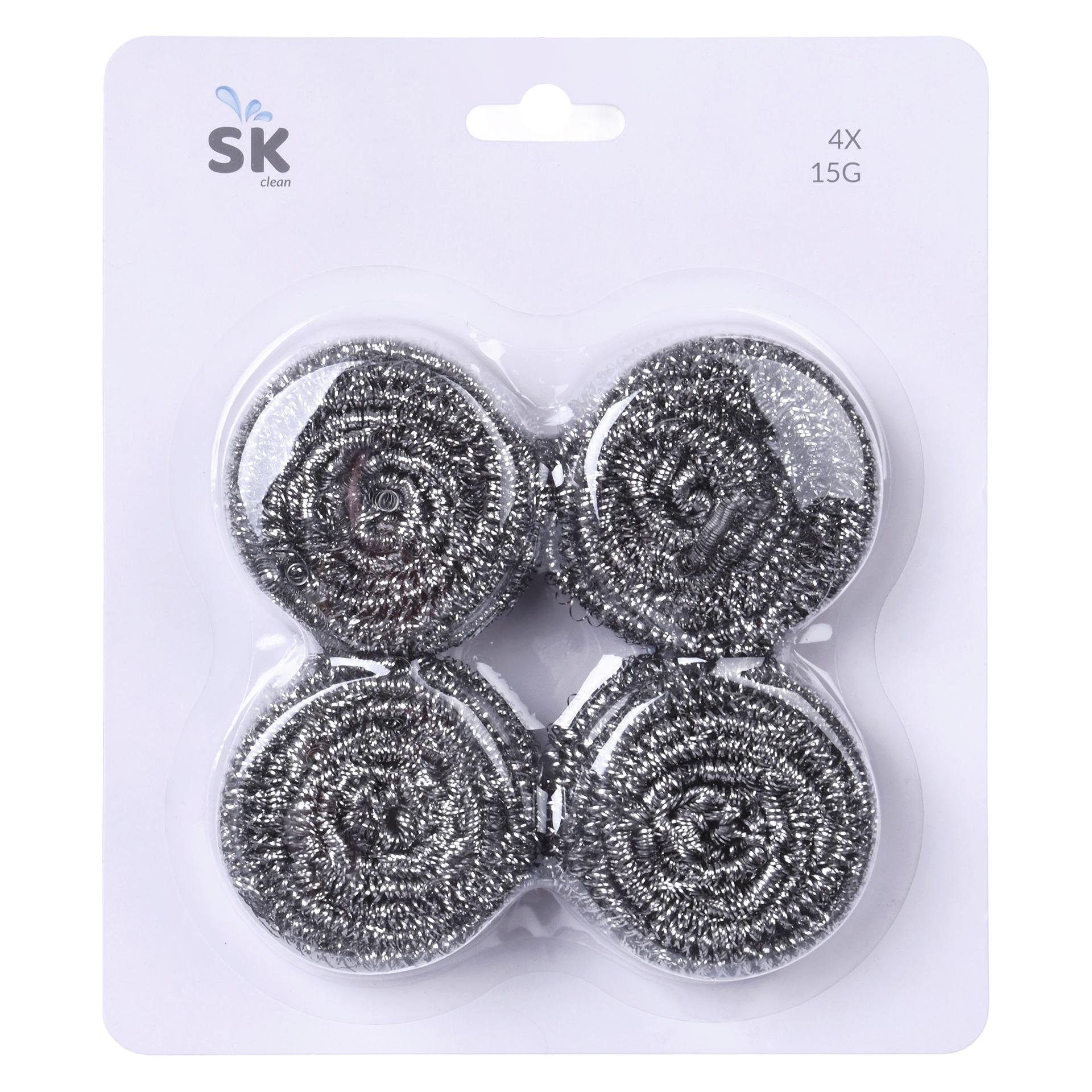 ESFREGAO AÇO INOX 4X15G SK0119-901 CX72 ESFREGAO AÇO INOX 4X15G SK0119-901 CX72