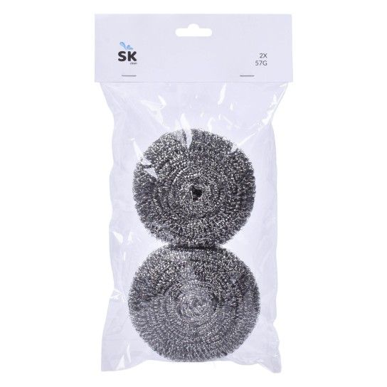 ESFREGAO AÇO 2X57G SK 0119-908 CX72 ESFREGAO AÇO 2X57G SK 0119-908 CX72