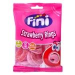 FINI GOMAS STRAWBERRY RINGS 90G CX12 FINI GOMAS STRAWBERRY RINGS 90G CX12