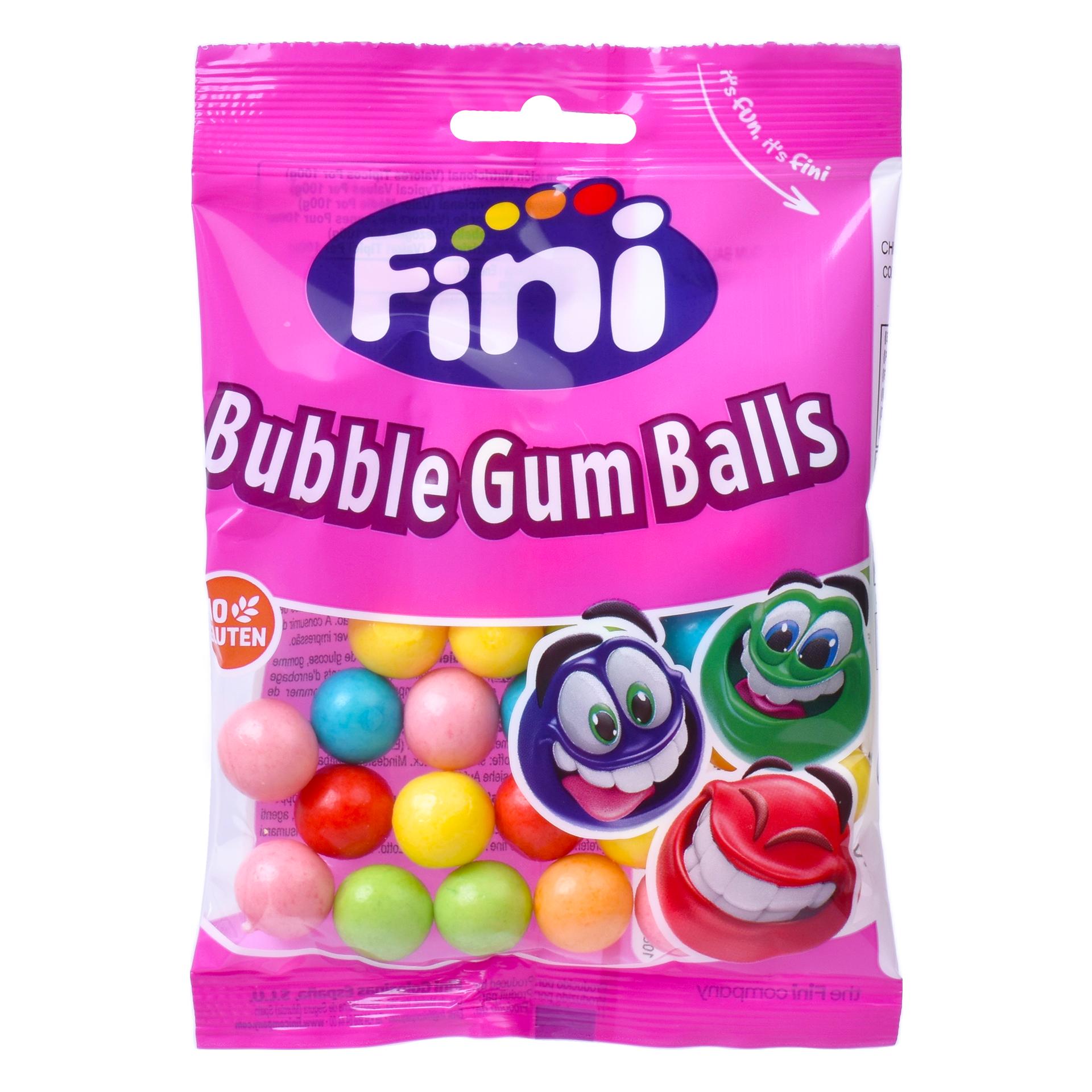 FINI BUBBLE GUM BALLS 90G CX12 FINI BUBBLE GUM BALLS 90G CX12