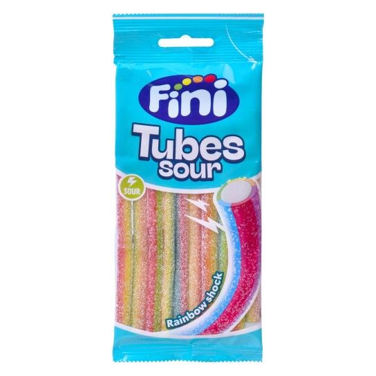 FINI GOMAS TUBES SOUR 90G CX12 FINI GOMAS TUBES SOUR 90G CX12